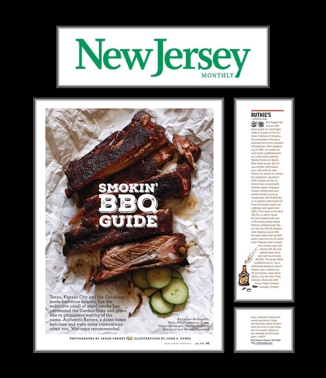 ruthies bbq and pizza nj monthly plaque